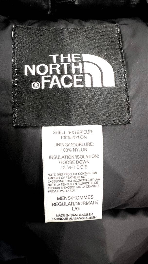 THE NORTH FACE ブラックダウンベスト　700FP サイズL