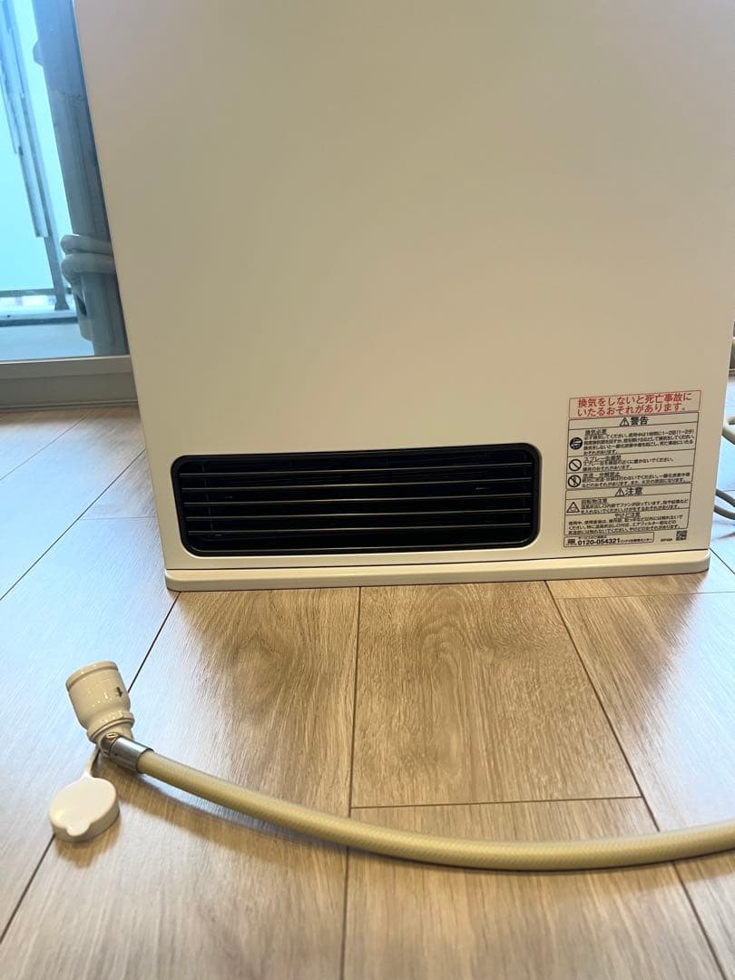 Rinnai ガスファンヒーター 取扱説明書付き