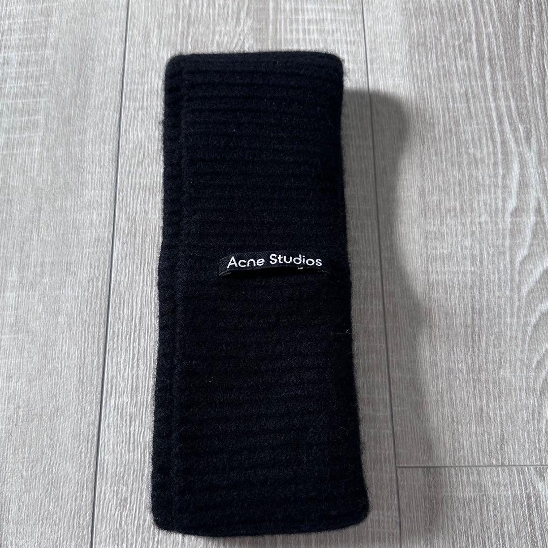 Acne Studios ブラック ヘッドバンド