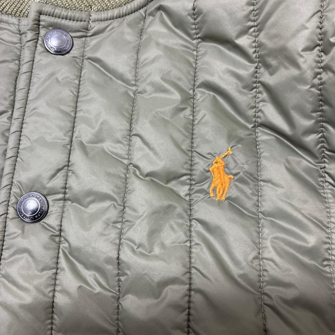 美品 Polo Ralph Lauren キルティングジャケット オリーブ160