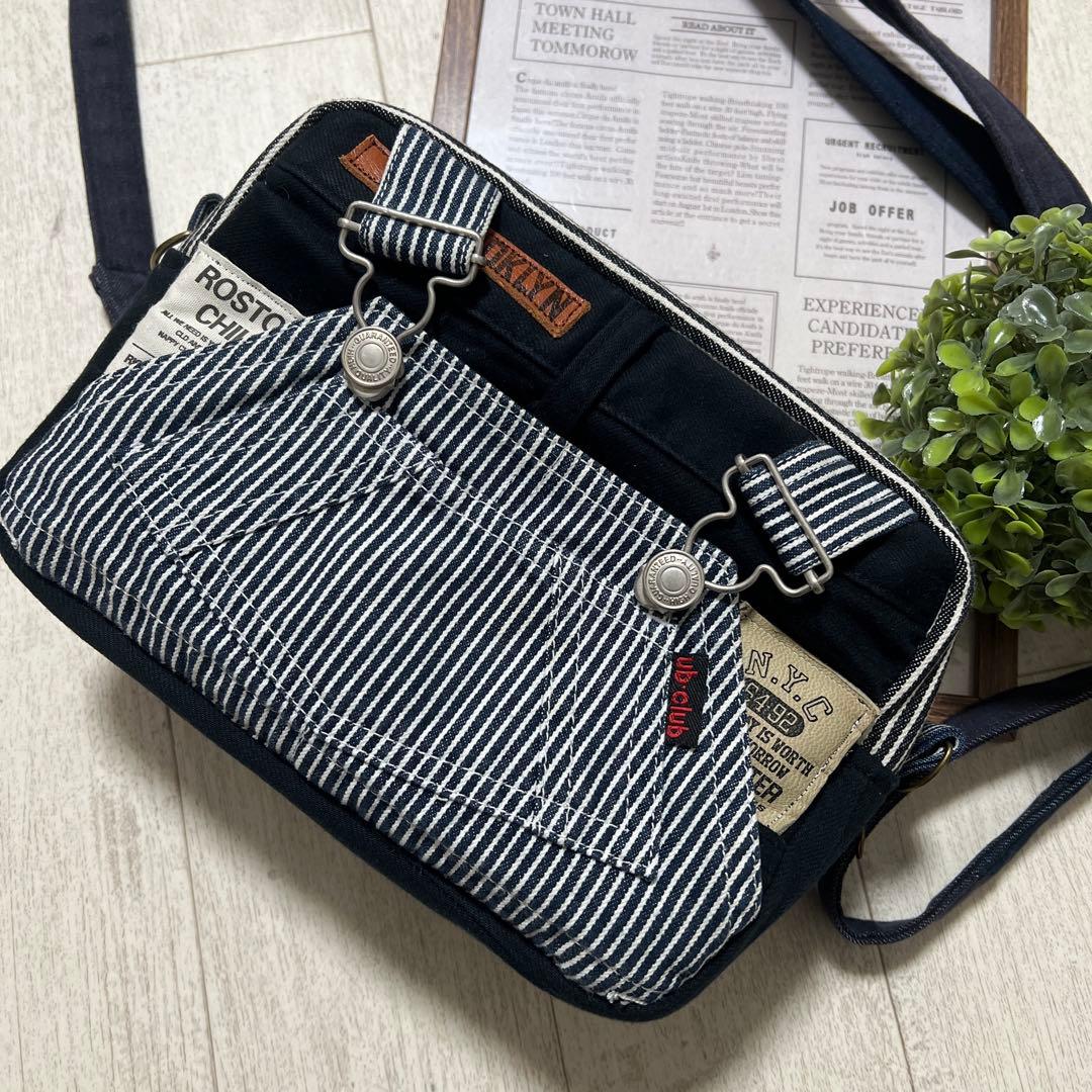 ショルダーバッグ　オーバーオール　デニムリメイク　ハンドメイド　２点