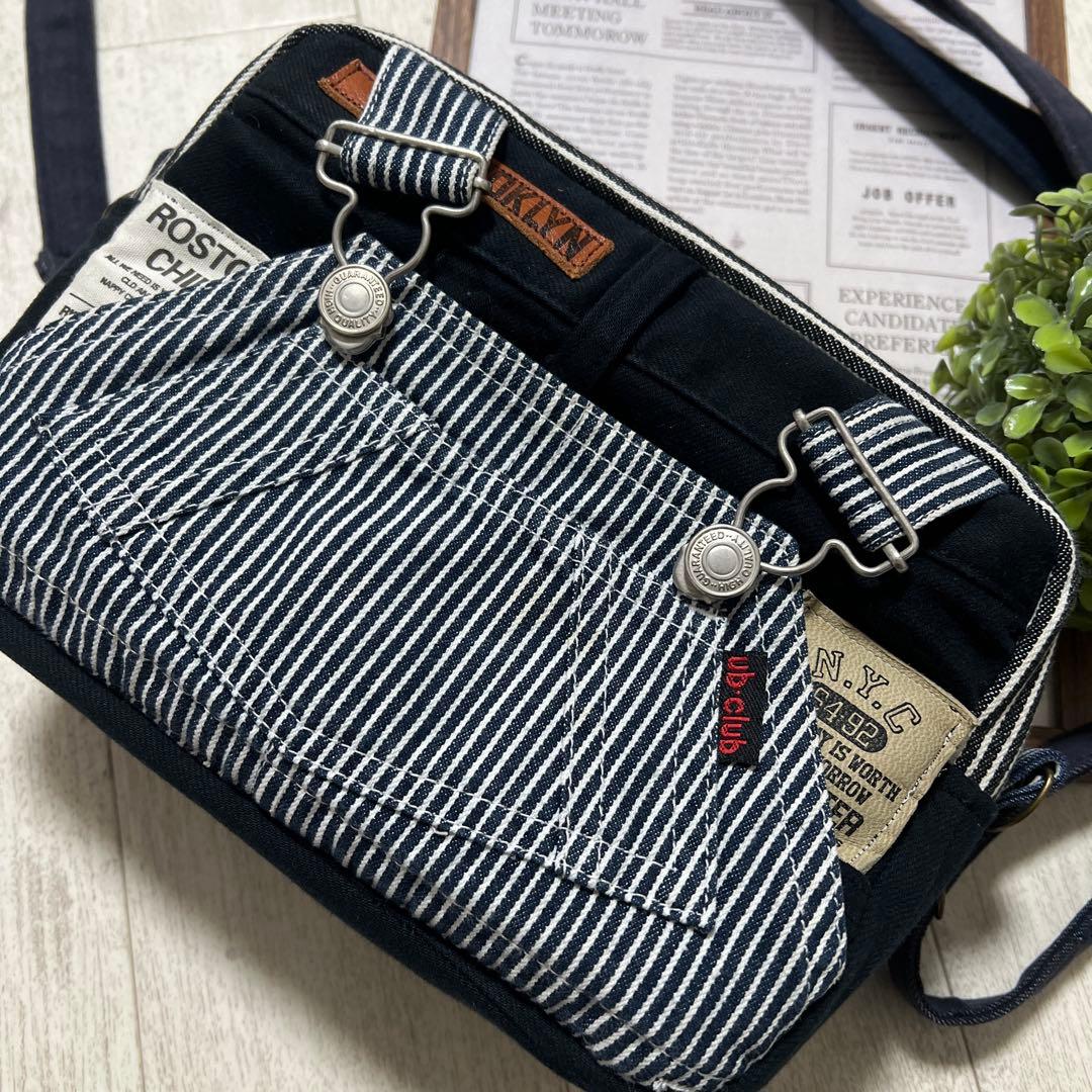 ショルダーバッグ　オーバーオール　デニムリメイク　ハンドメイド　２点