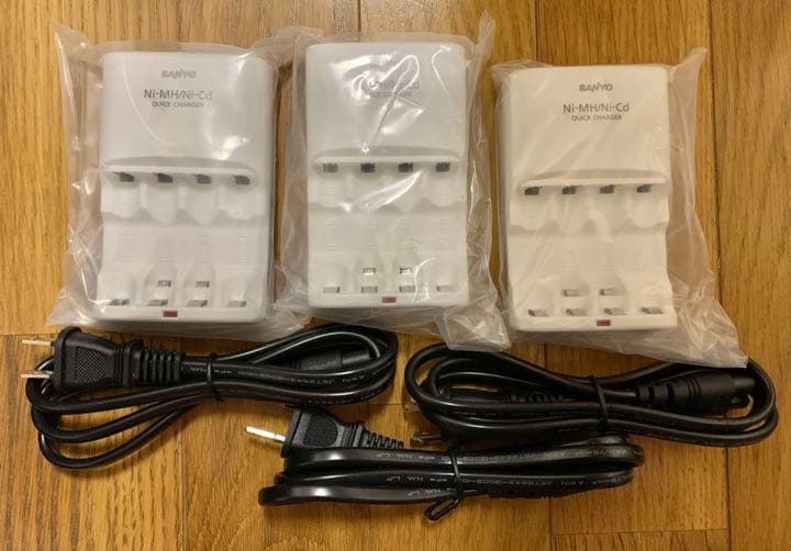 【SANYO】 単3 単4 急速充電器  サンヨー  新品　三洋　10個