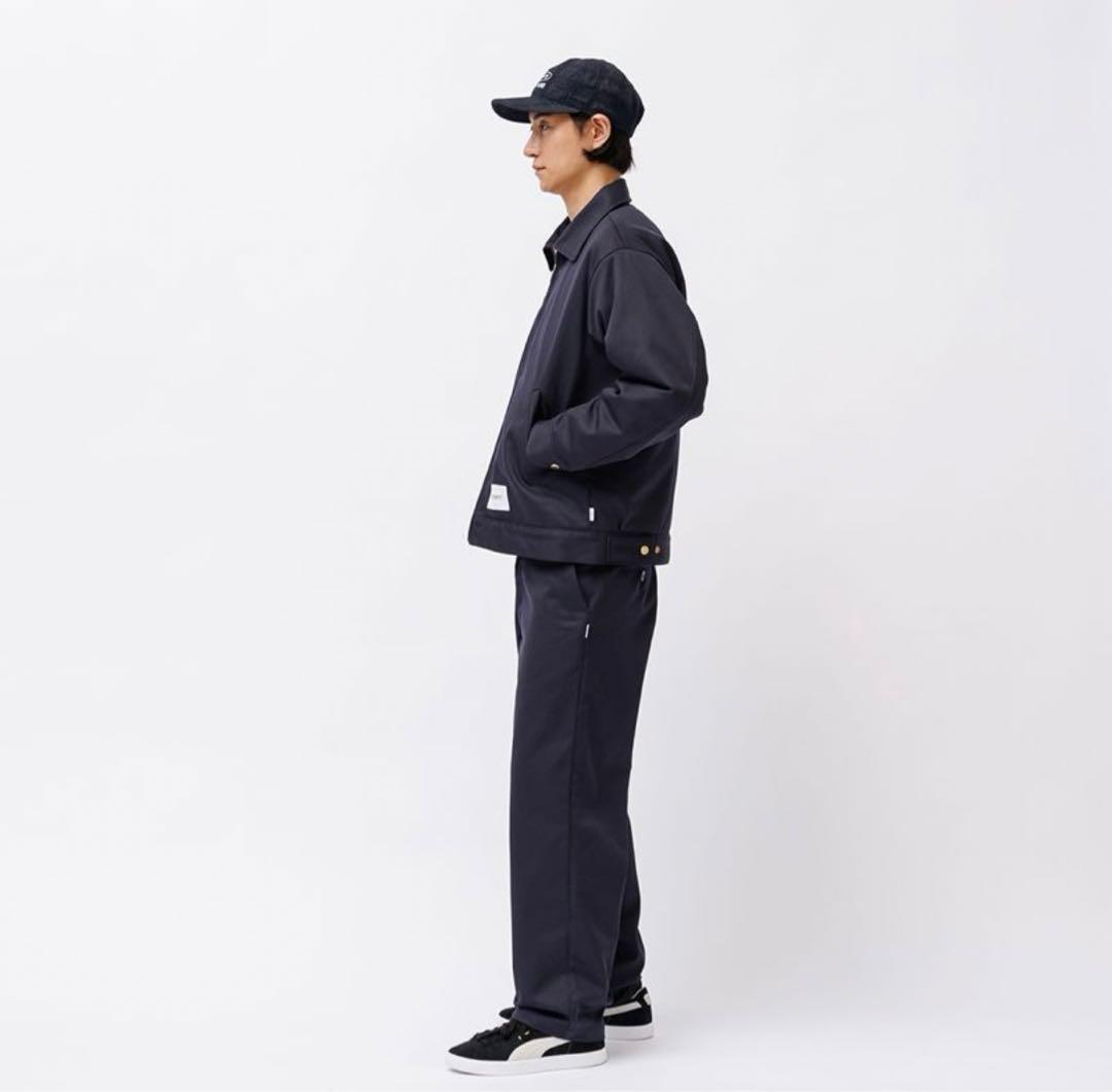 パンツ WTAPS WRKT2001 TROUSERS CTPL.TWILL NAVY