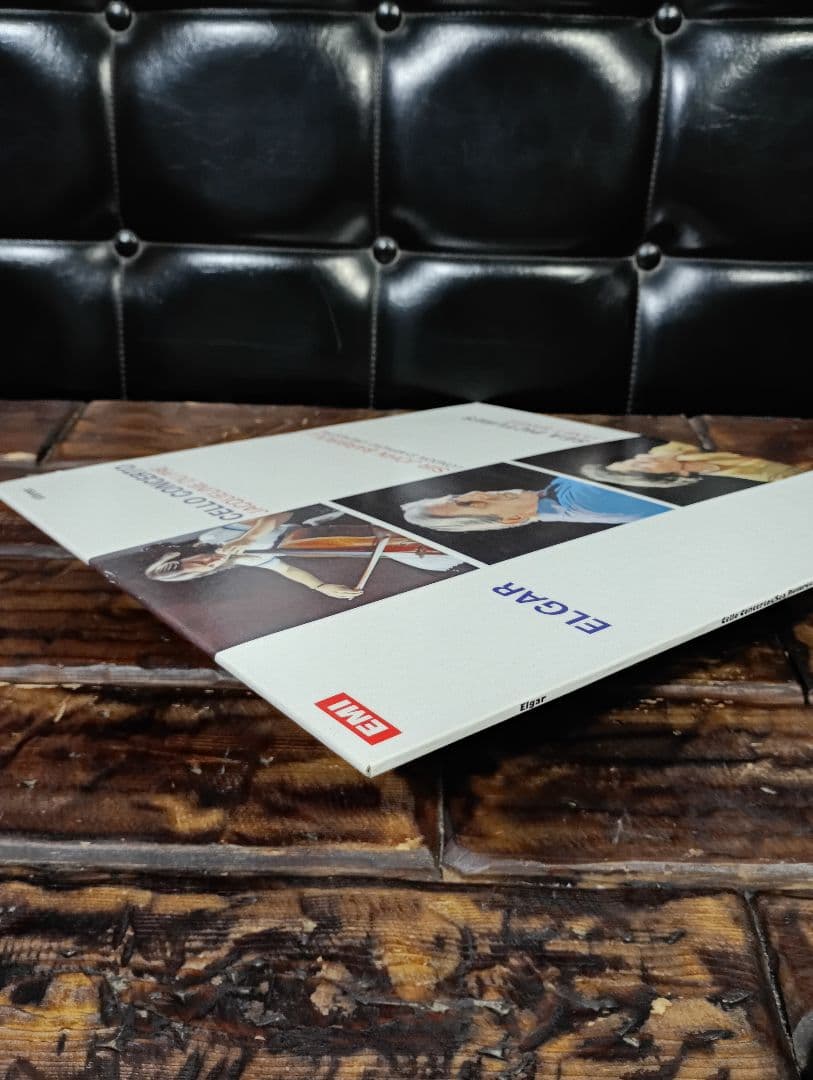 英盤　UK盤　レコード　デュ・プレ エルガー チェロ協奏曲 バルビローリ 海の絵