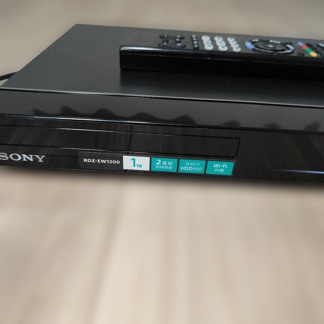 SONY 1TB 2番組同時録画 ブルーレイレコーダー BDZ-EW1200