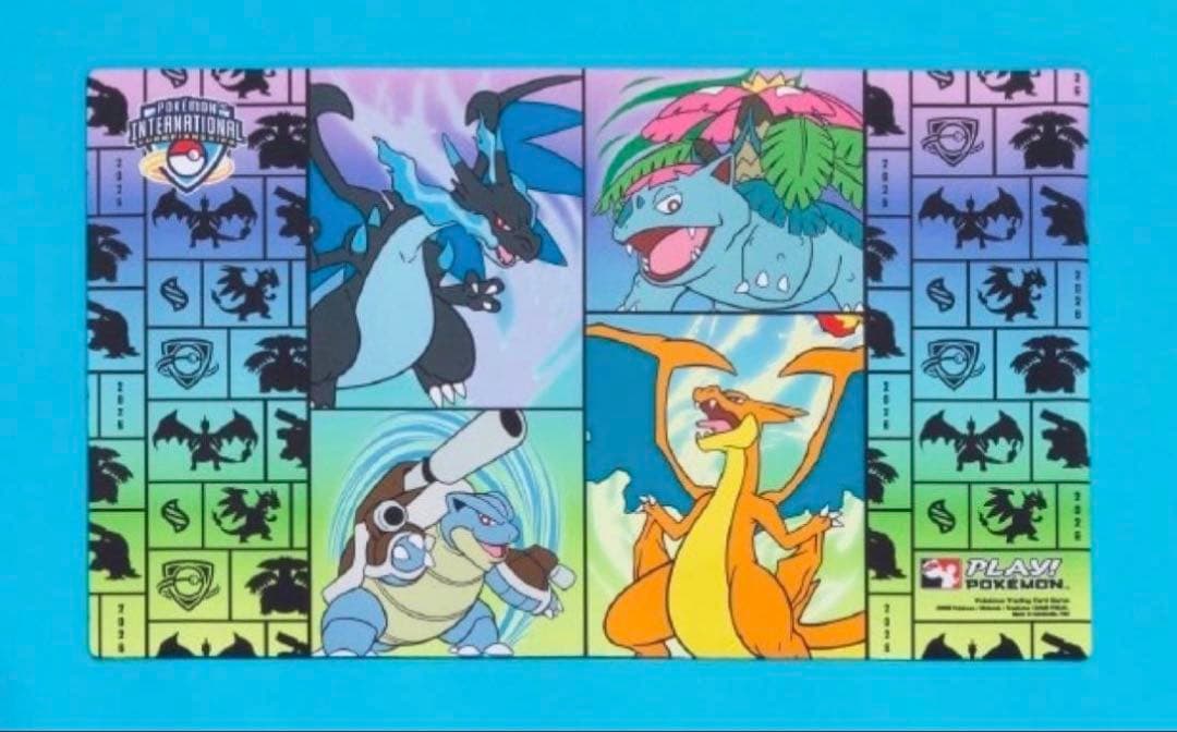 ポケモンセンター限定 プレイマットEUIC ロンドン メガ御三家