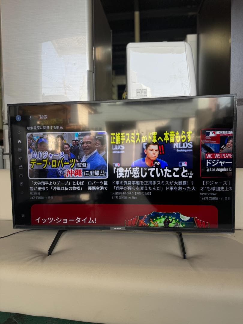 SONY 4k 液晶テレビ　KJ-43X8000H 　2021年製　161