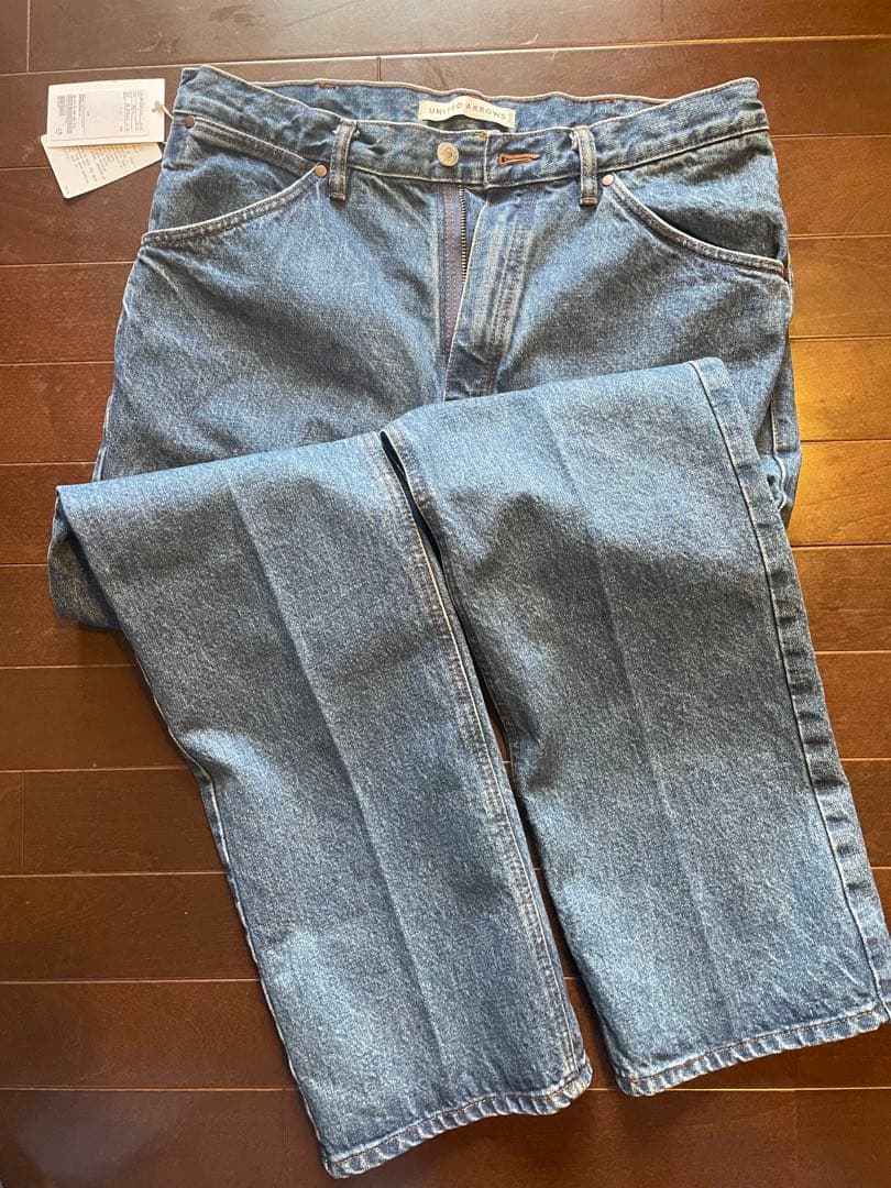 UNITED ARROWS ロデオストレートデニム ライトブルー Lサイズ