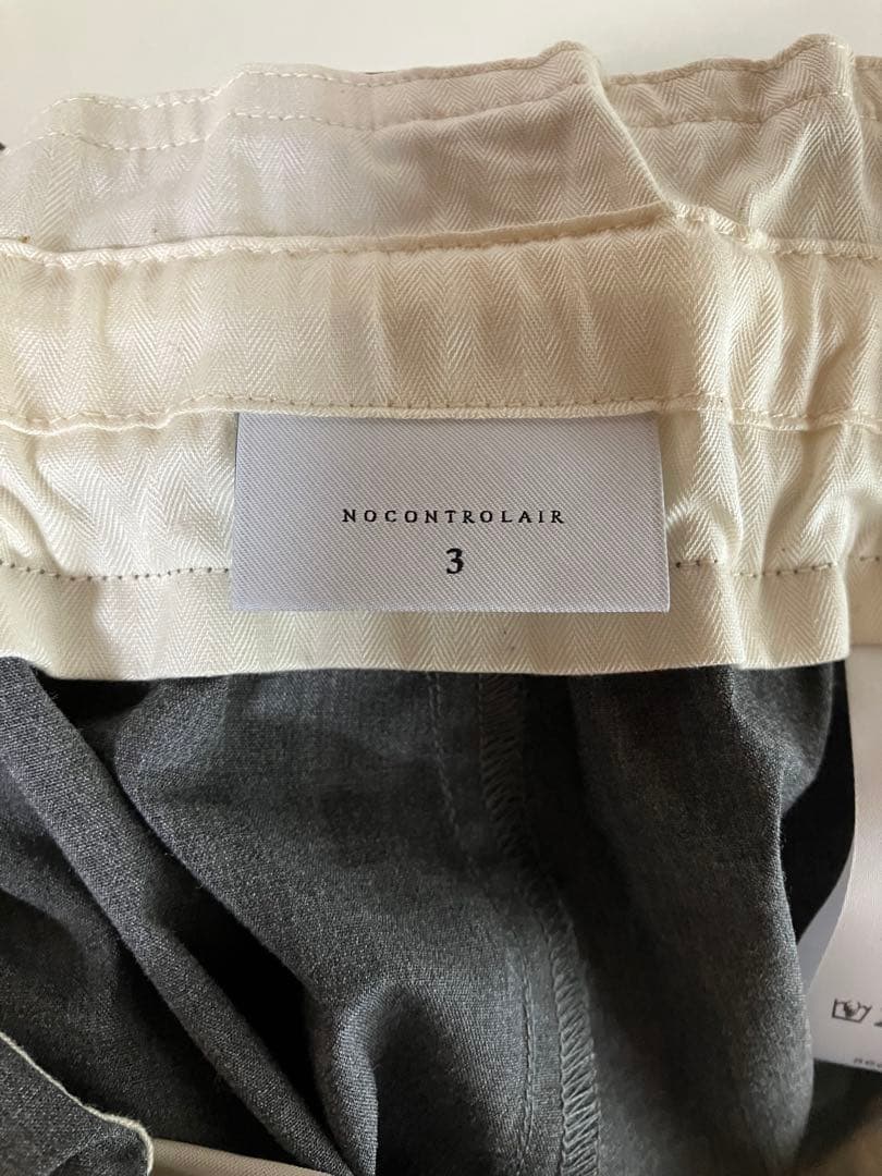 「Naoyaya」【NOCONTROLAIR】ワイドパンツ　グレー