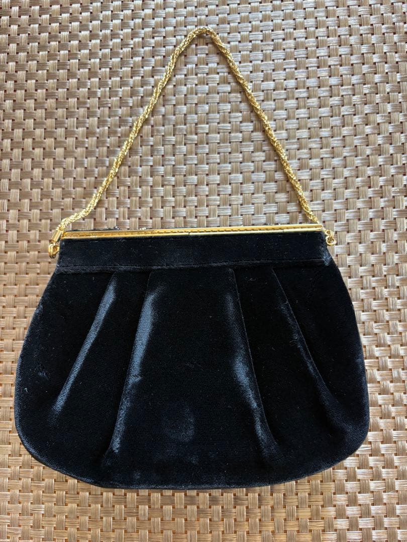 【美品】LUMY はしもと ルミー/ハンドバッグ ビーズバッグ パーティーバック