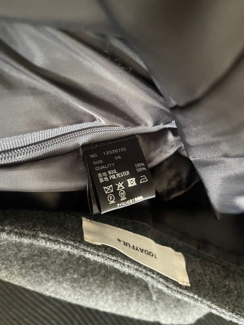 TODAYFUL Box Wool Shortpants グレー