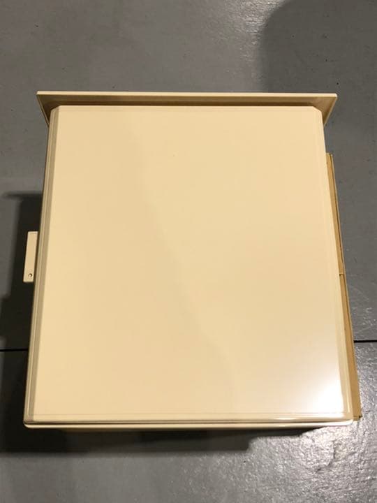 プラボックス 野外用 木製基盤 ABSドア付 クリーム