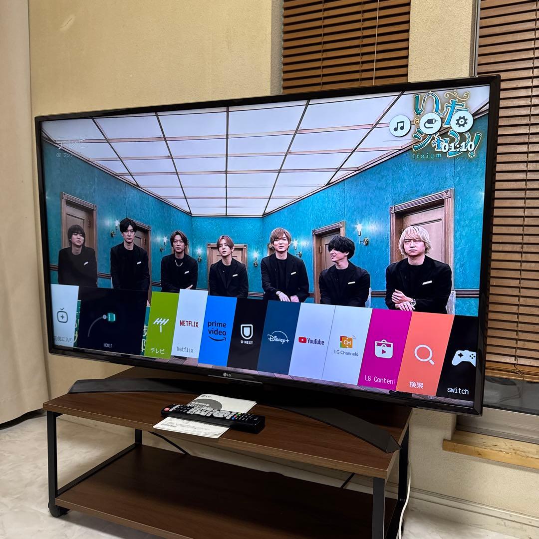 美品 LG 49V型 IPS 4K webOS搭載4K対応 液晶スマートテレビ