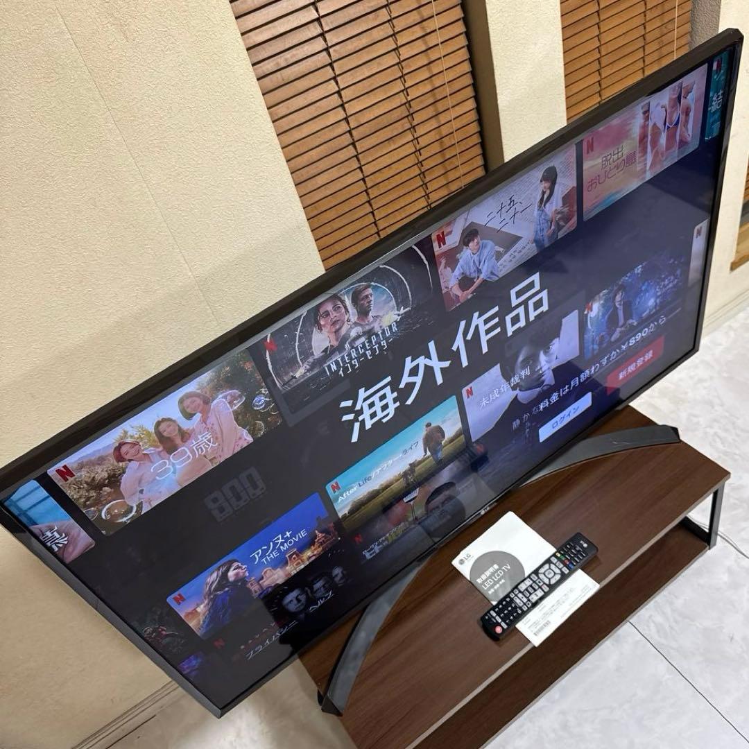 美品 LG 49V型 IPS 4K webOS搭載4K対応 液晶スマートテレビ