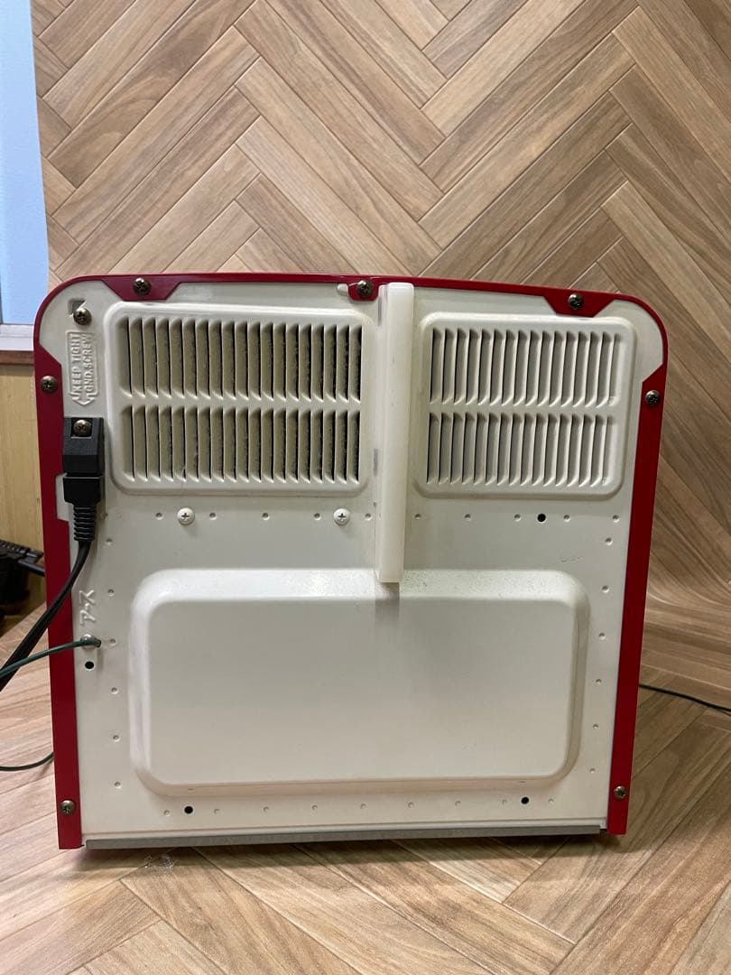 【レトロ電子レンジ】SHARP RE-HP1 スケルトンレッド
