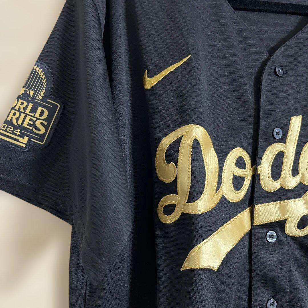 大谷翔平　ユニフォーム　ドジャース　Mサイズ　ブラック/ゴールド