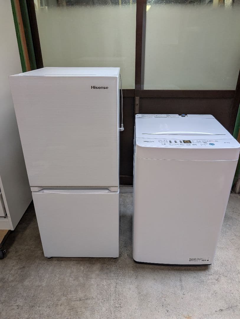 HISENSE冷蔵庫20年+洗濯機21 年※一部地域配送設置無料その他地域相談可