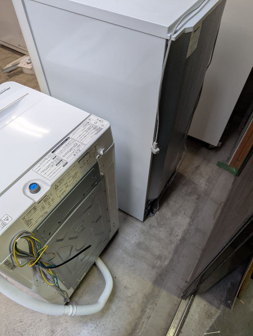 HISENSE冷蔵庫20年+洗濯機21 年※一部地域配送設置無料その他地域相談可