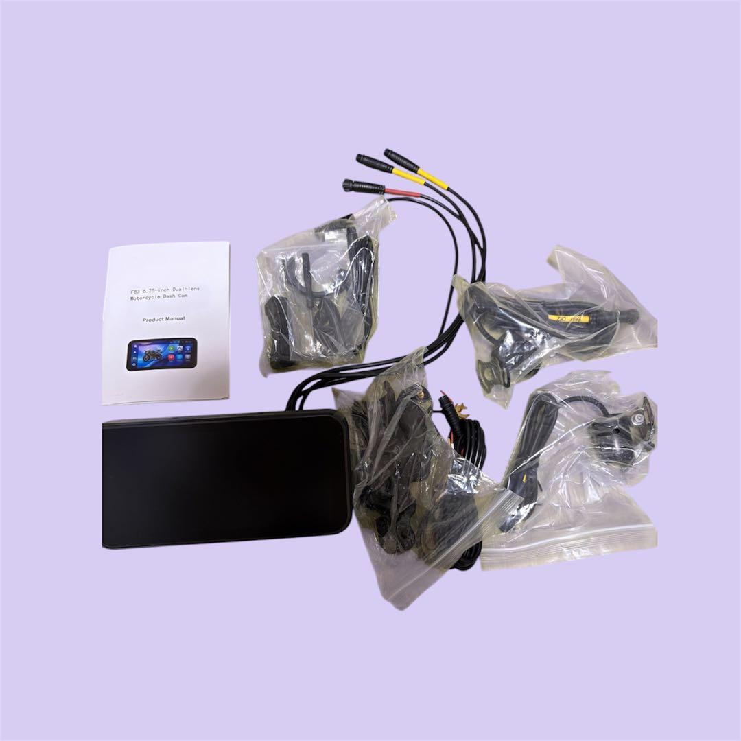 バイク ドライブレコーダー 6.25インチ液晶ディスプレイ　スマートモニター