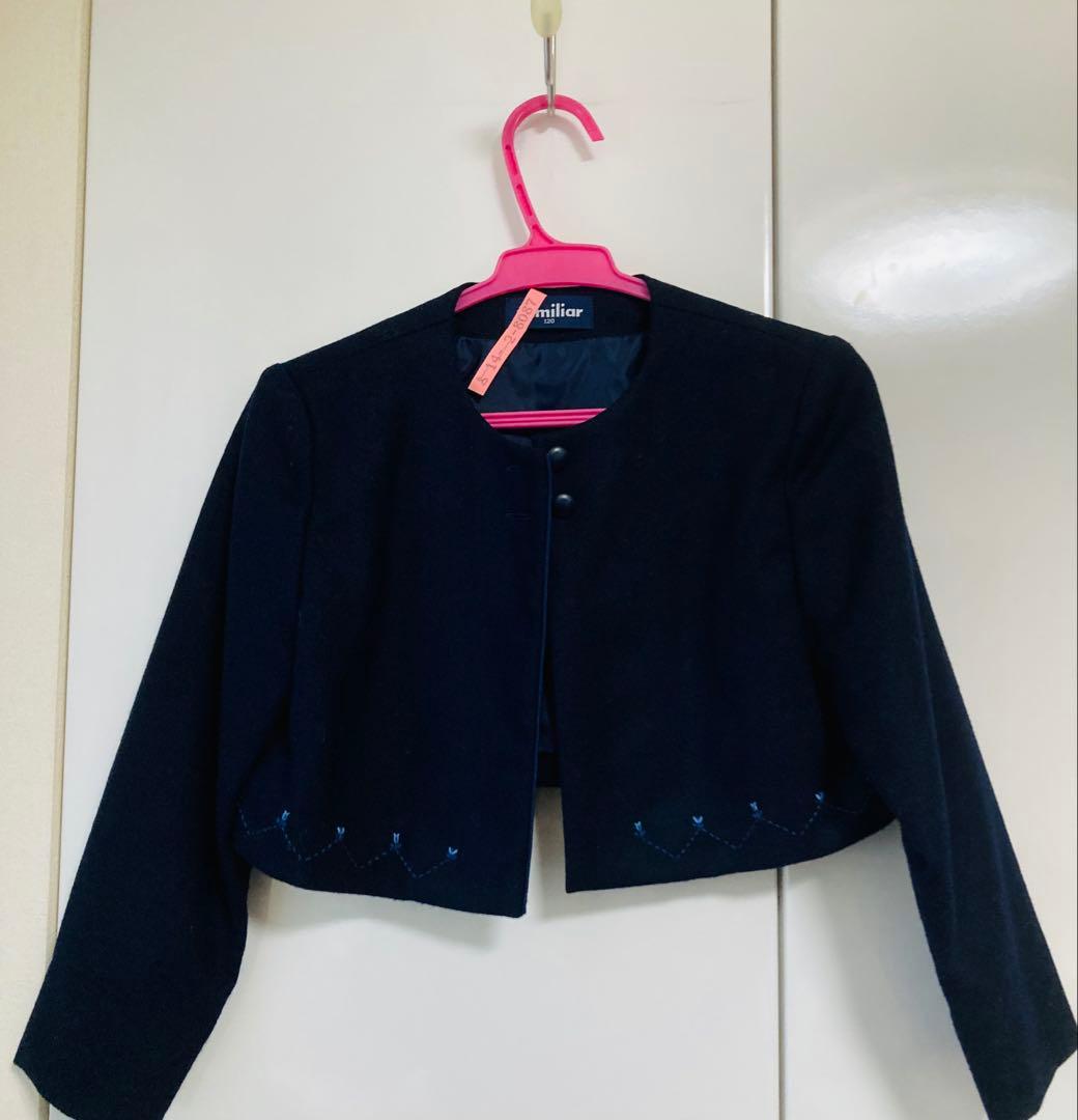 120 ファミリア アンサンブル クリーニング済 お受験 入学式