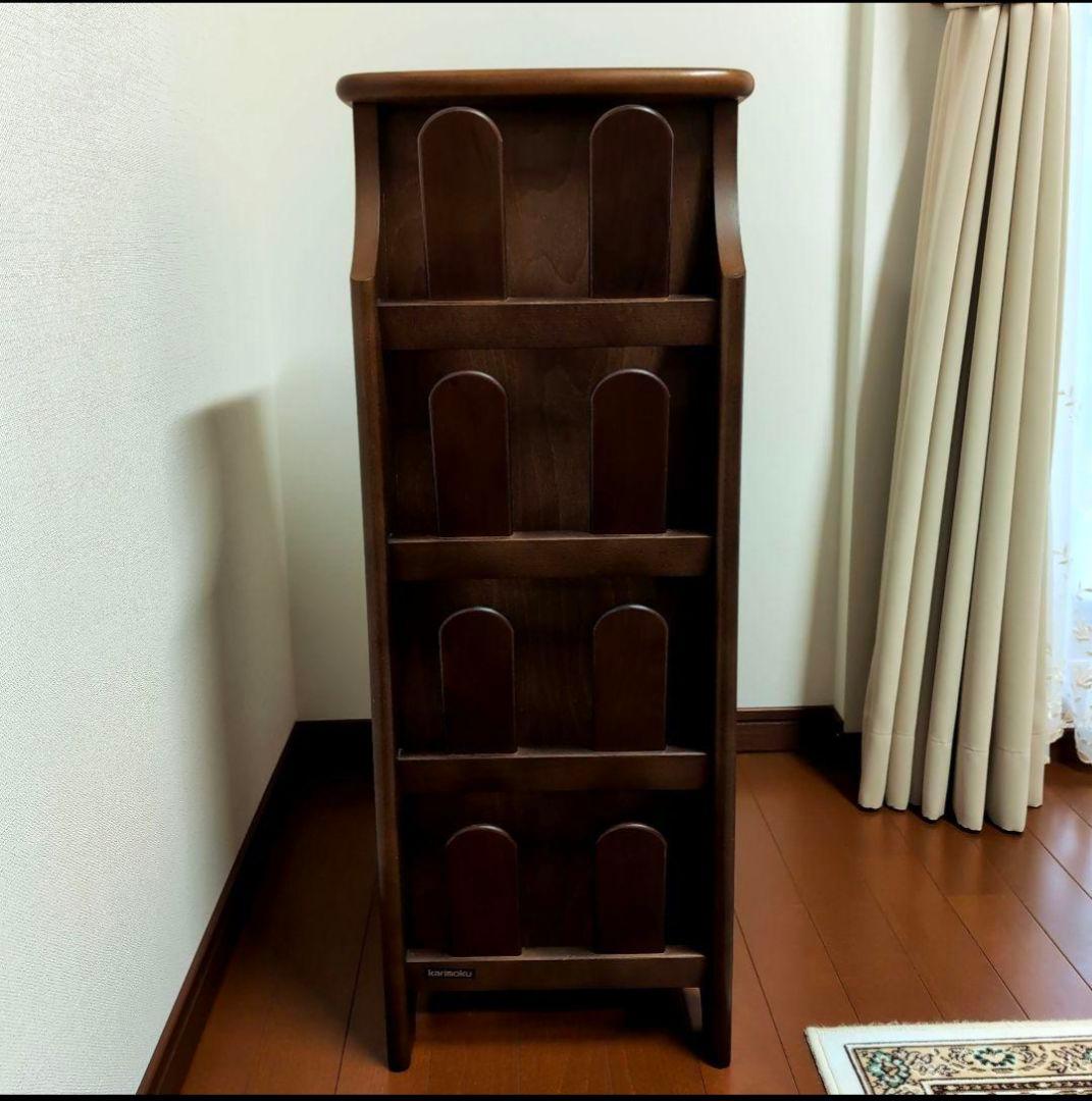 カリモク karimoku 6段 スリッパラック シューズラック　木製　玄関収納