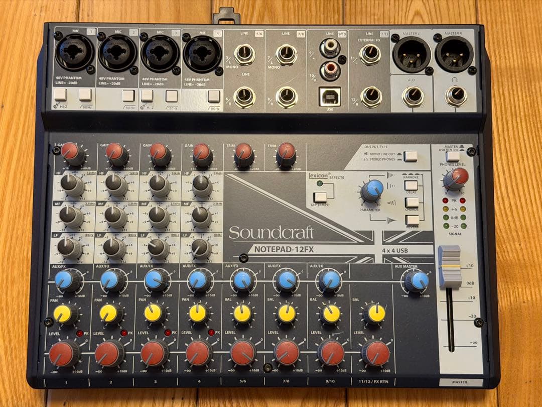 Notepad-12FX アナログミキサー