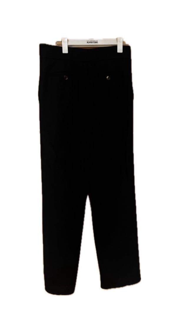 パンツ DRIES VAN NOTEN 2tuck Wool Wide Pants 46