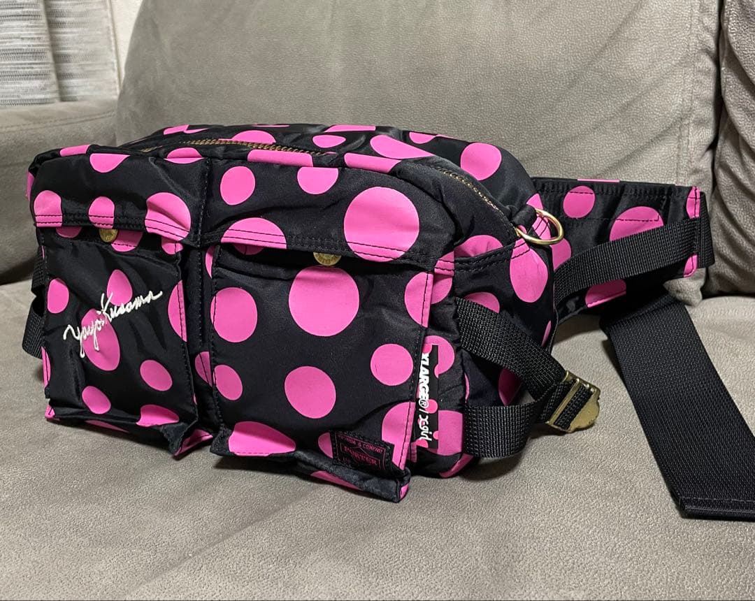 超希少！PORTER X-GIRL 草間彌生 コラボ ボディバッグ ピンクドット