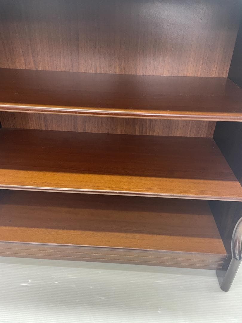 karimoku ダークブラウン シェルフ 3段　09c12