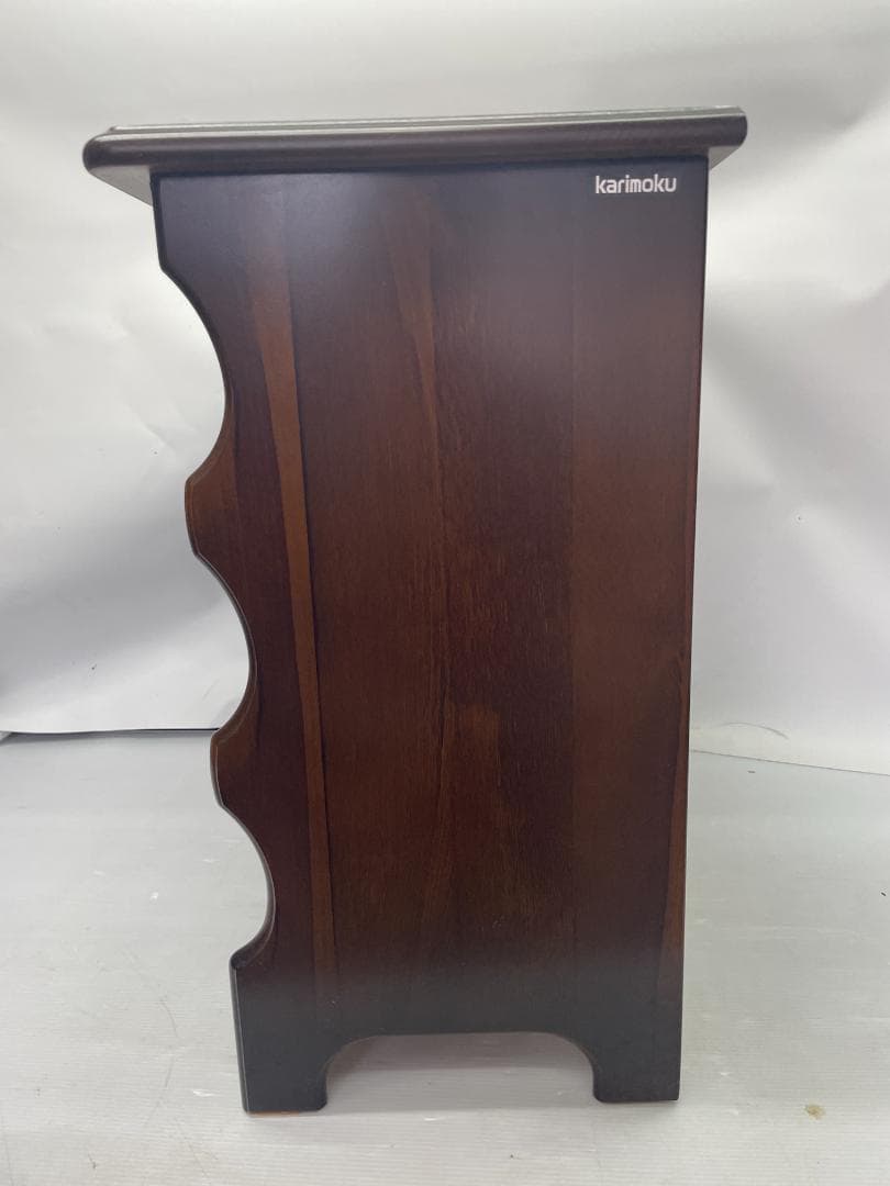 karimoku ダークブラウン シェルフ 3段　09c12