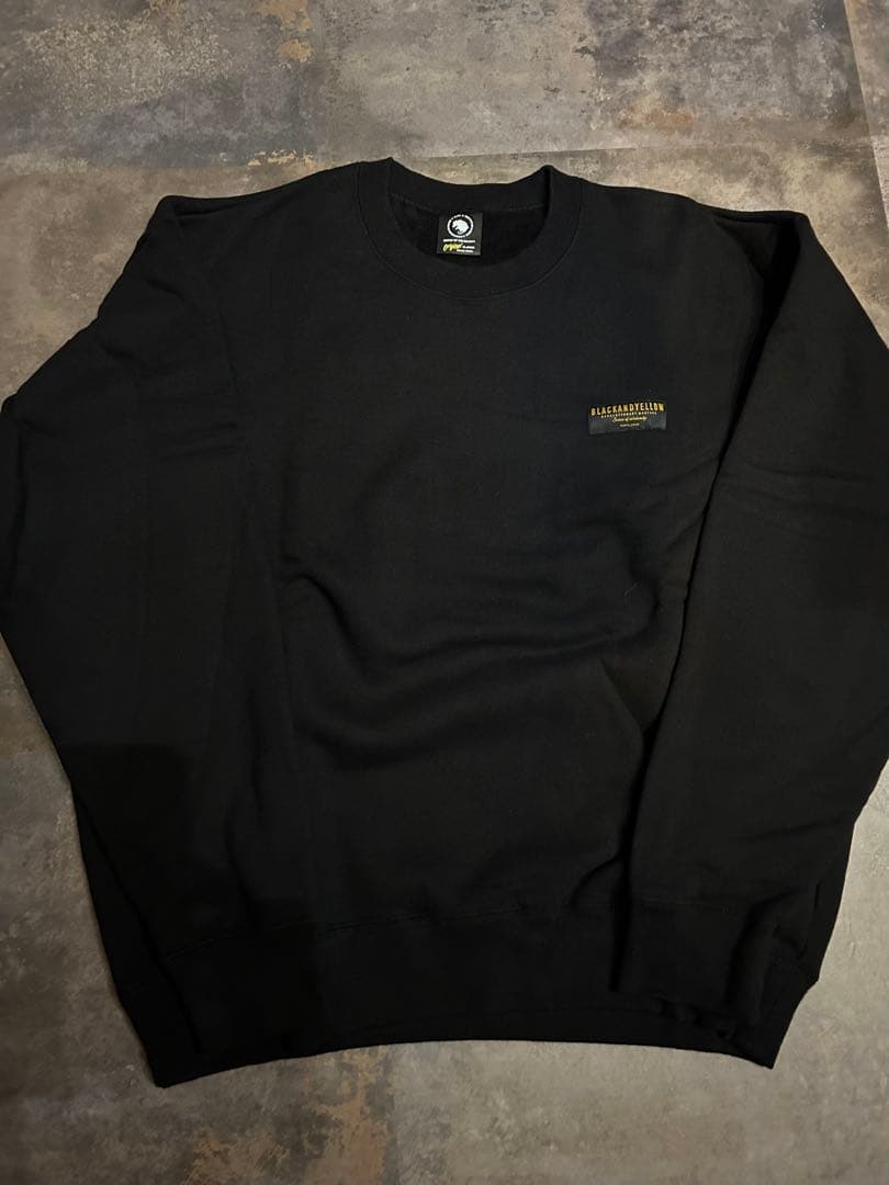 キムタク着　RATS クルーネックスウェット　即完売　新品　XL ブラック