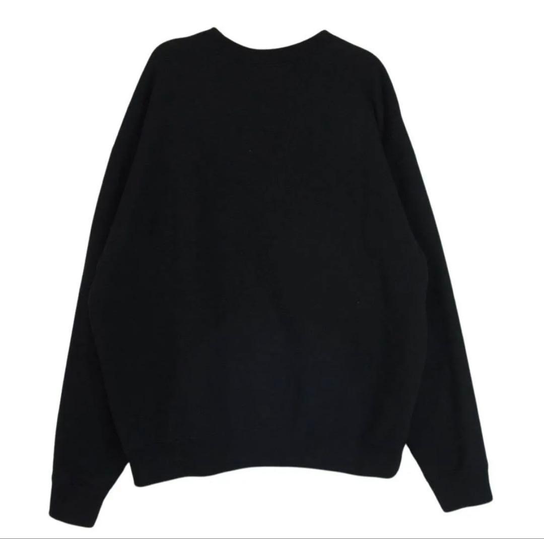 キムタク着　RATS クルーネックスウェット　即完売　新品　XL ブラック