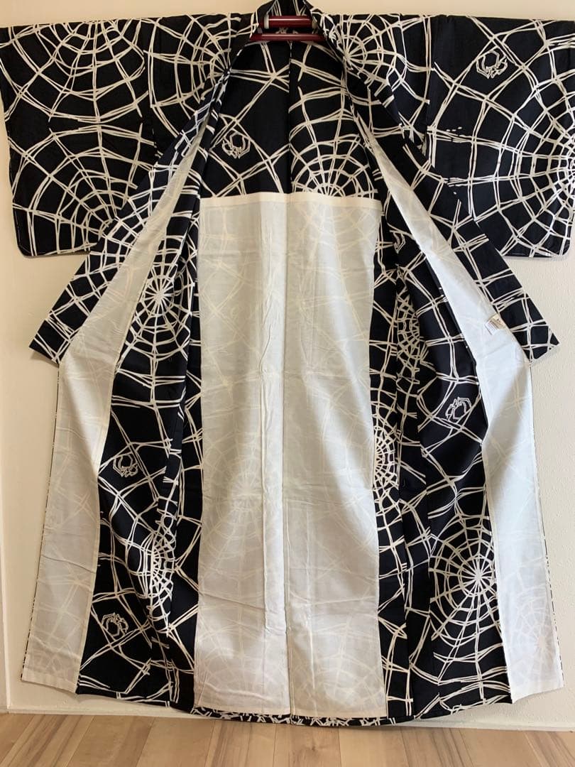 浴衣　綿100% 居敷当て付き