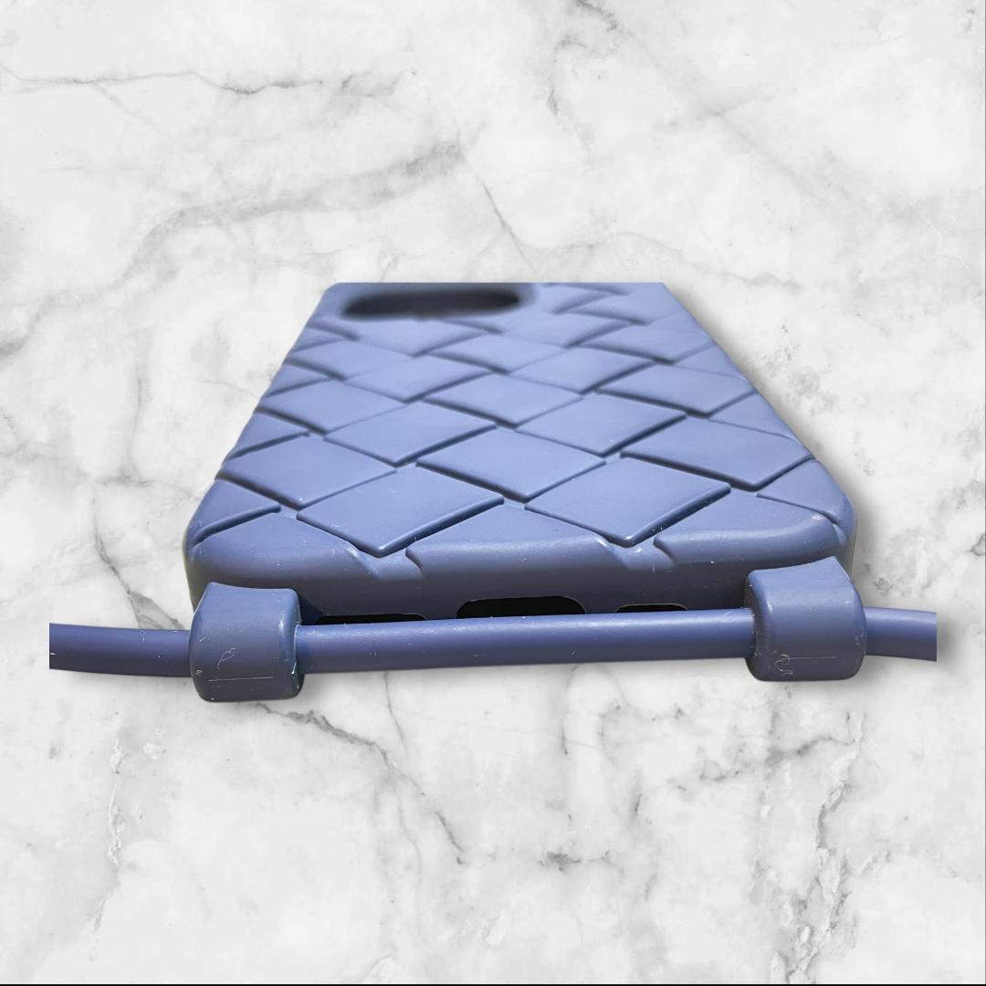 ボッテガヴェネタ 正規品 スマホケース ブルー イントレ