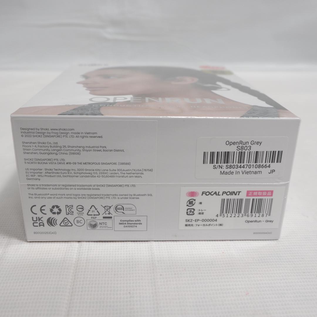 ショックス Shokz ワイヤレス骨伝導イヤホン OpenRun（オープンラン）