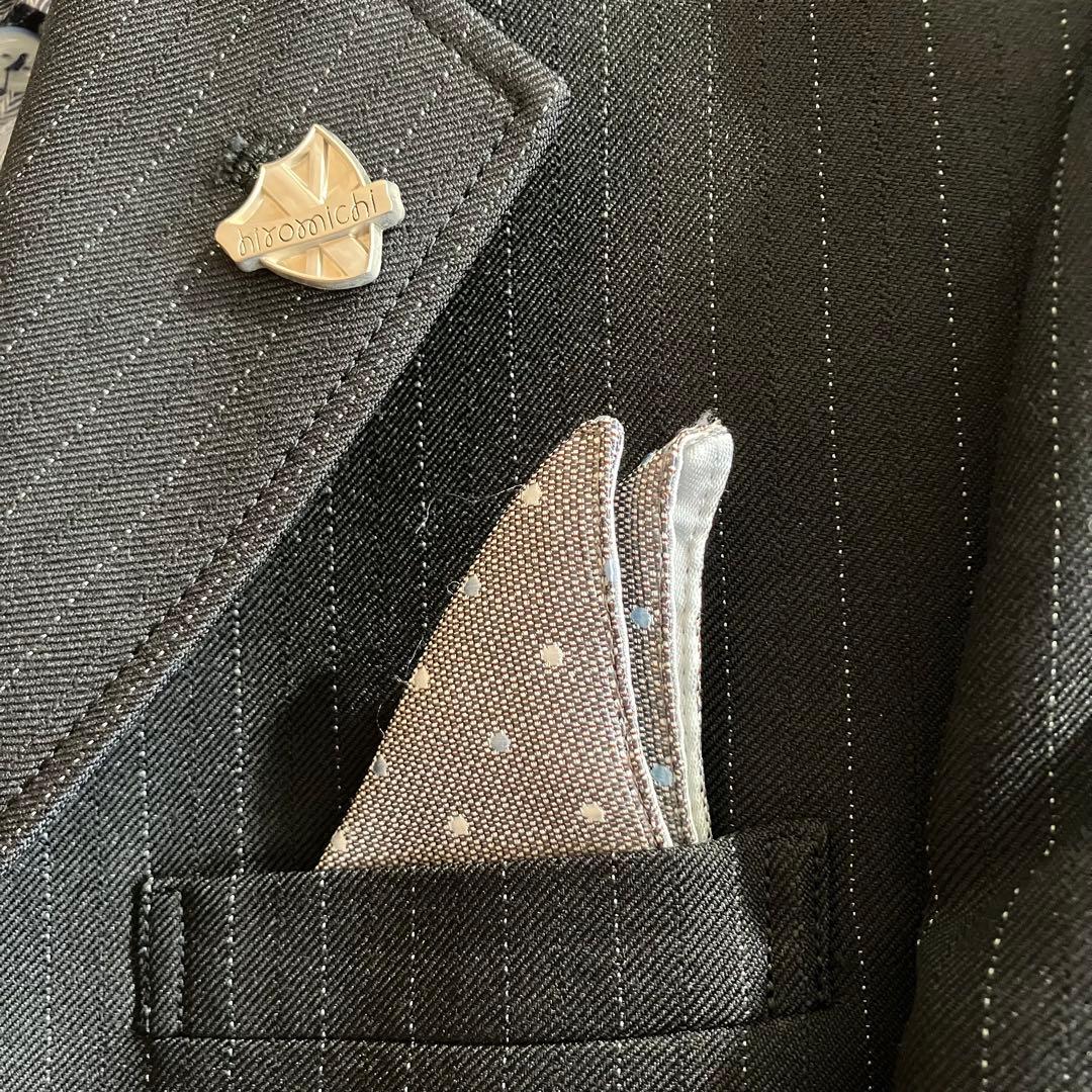 akkoさま　　150ヒロミチナカノ スーツ 男の子 卒業式　濃紺ス 3ボタン