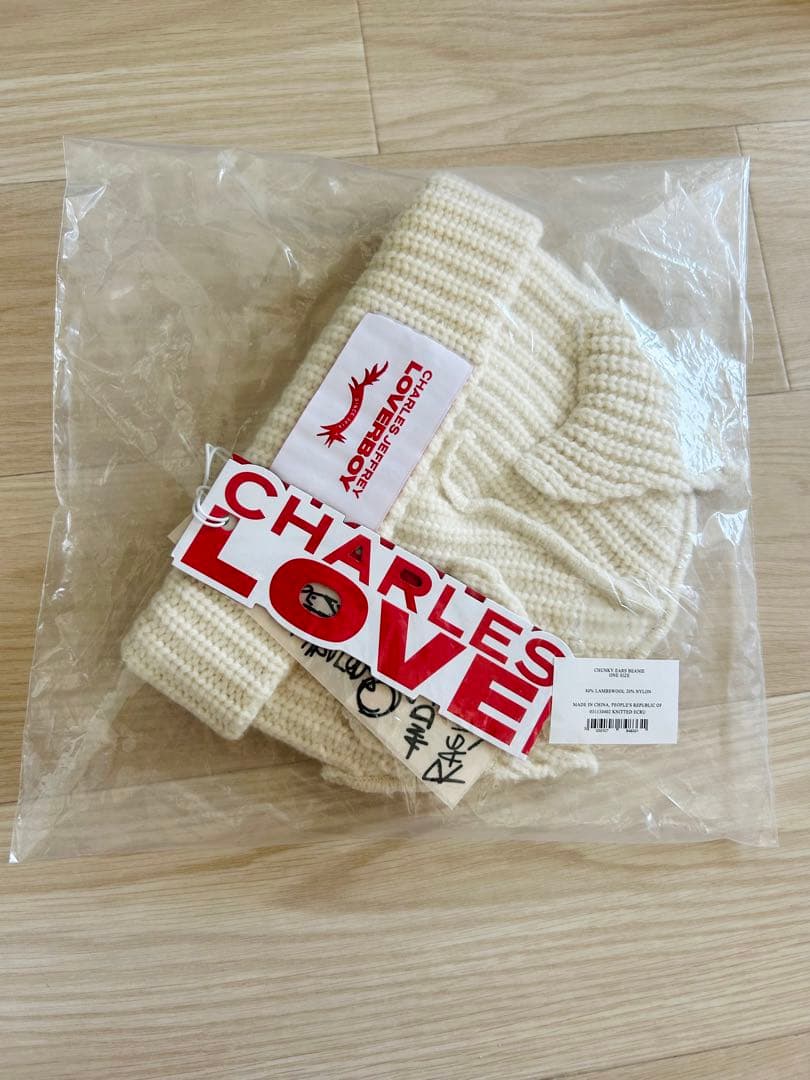 Charles Jeffrey LOVERBOY ニット帽 ホワイト【男女兼用】
