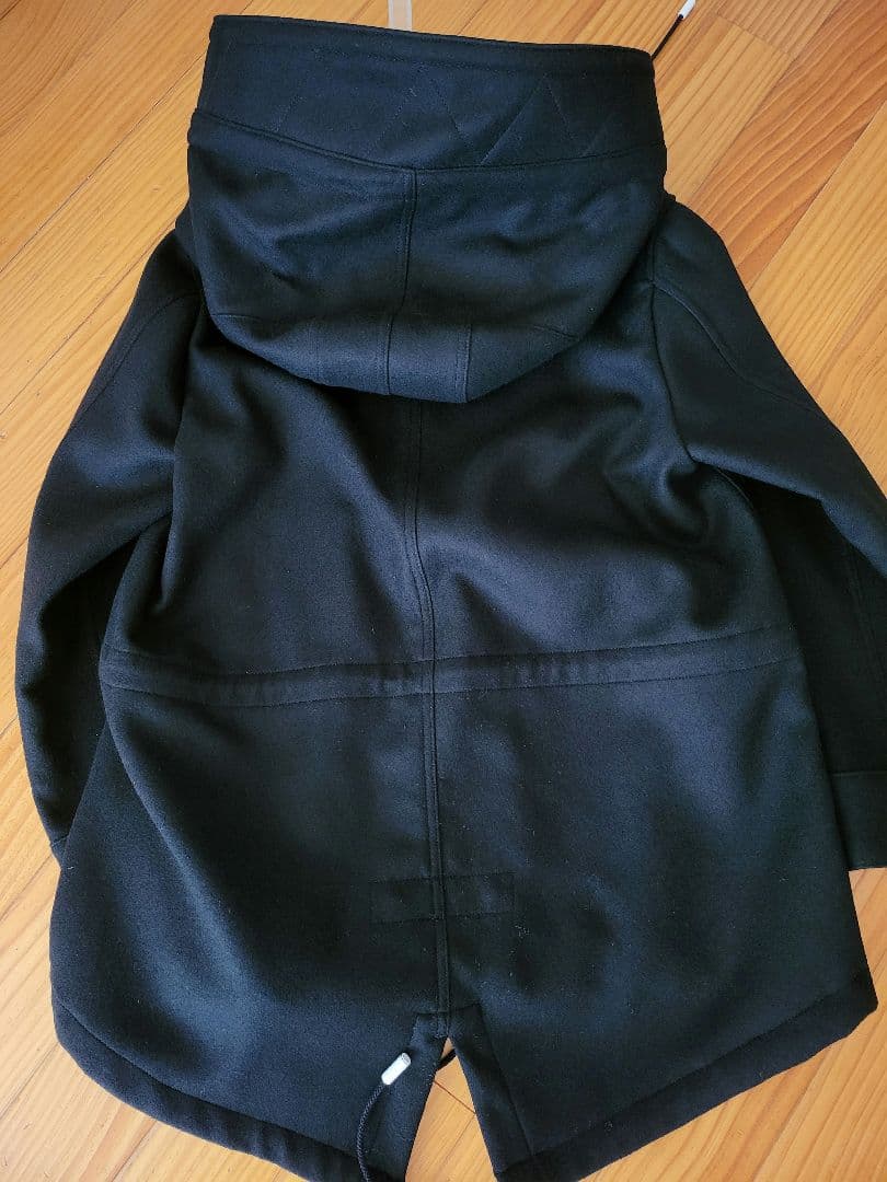 限定値下げTHE RERACS★ウール素材モッズコート　ブラック