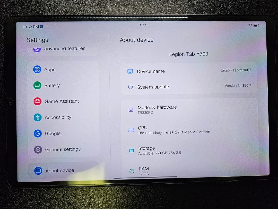 Lenovo Y700 2023 12GB/256GB + ケース 2点