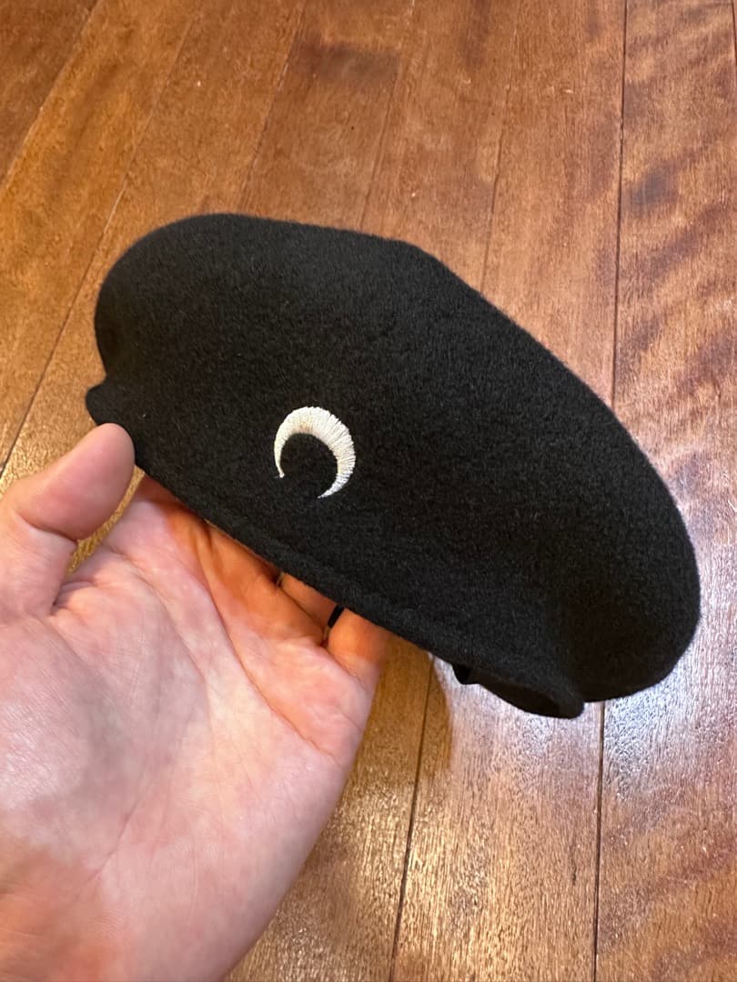 MARINE SERRE ベレー帽 M ブラック