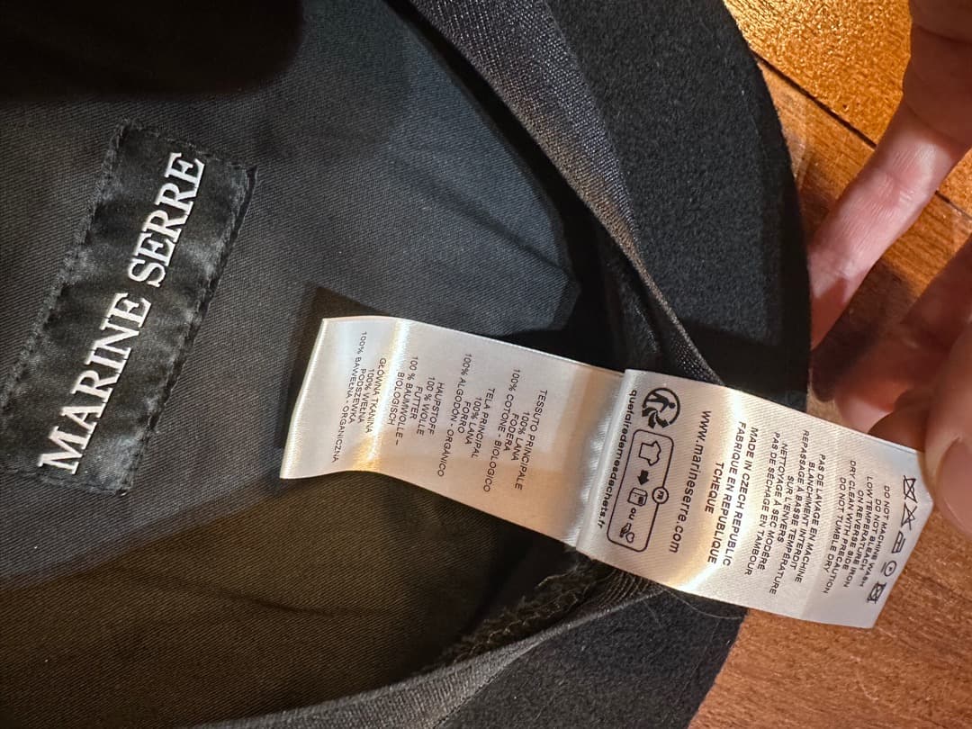 MARINE SERRE ベレー帽 M ブラック