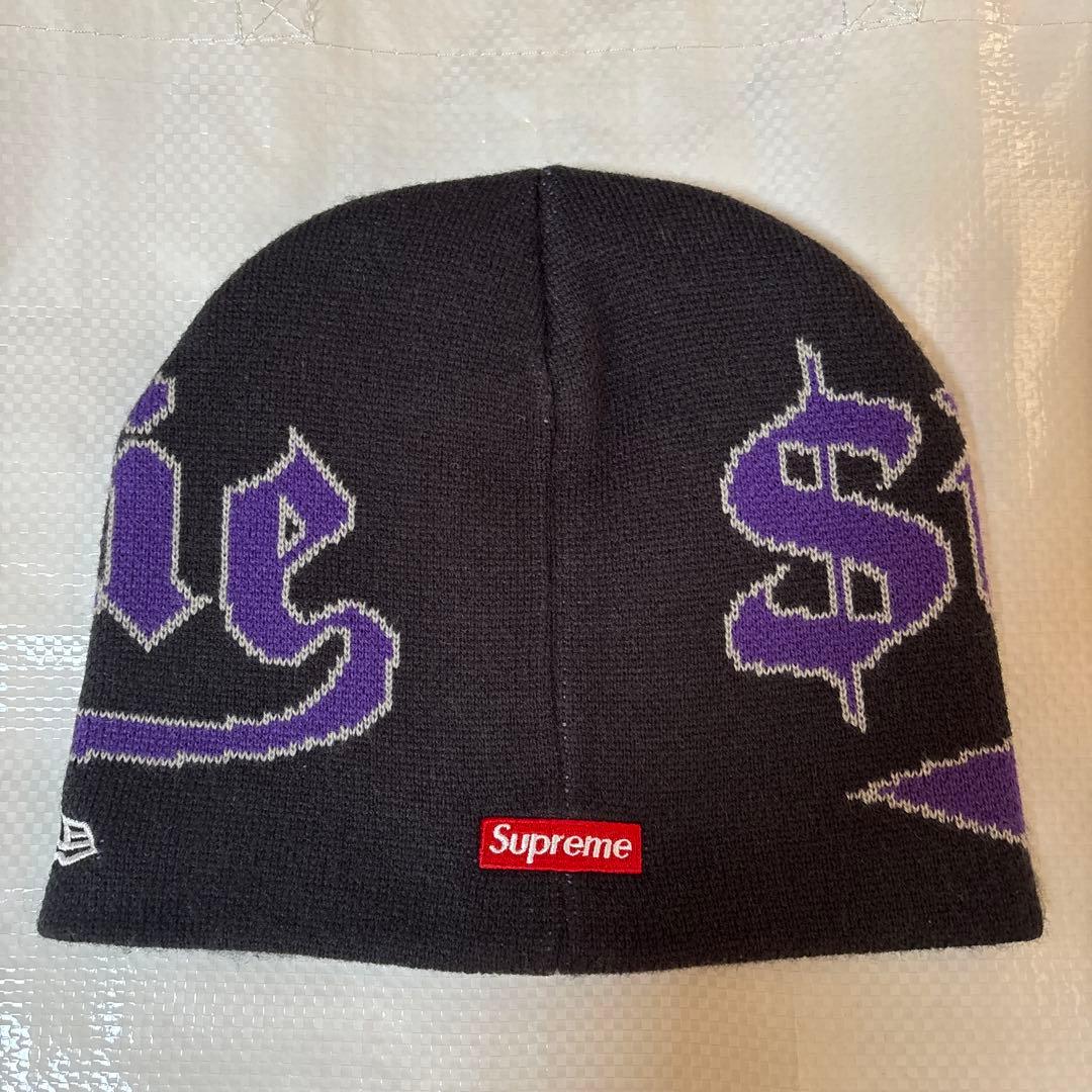 Supreme New Era® Accent Beanie Navy