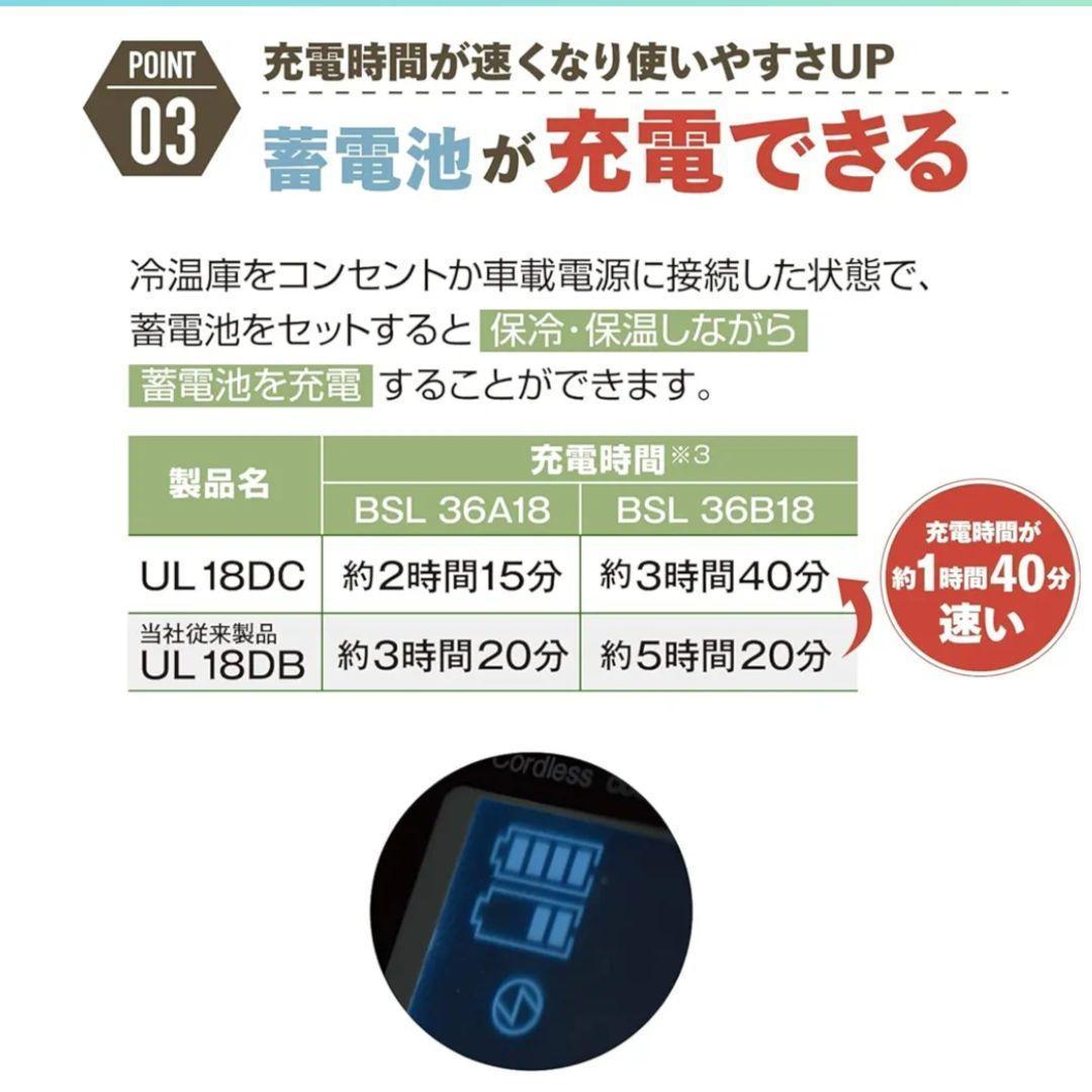 【新品未使用品】HiKOKIハイコーキ コードレス 冷温庫冷蔵庫 UL18DC