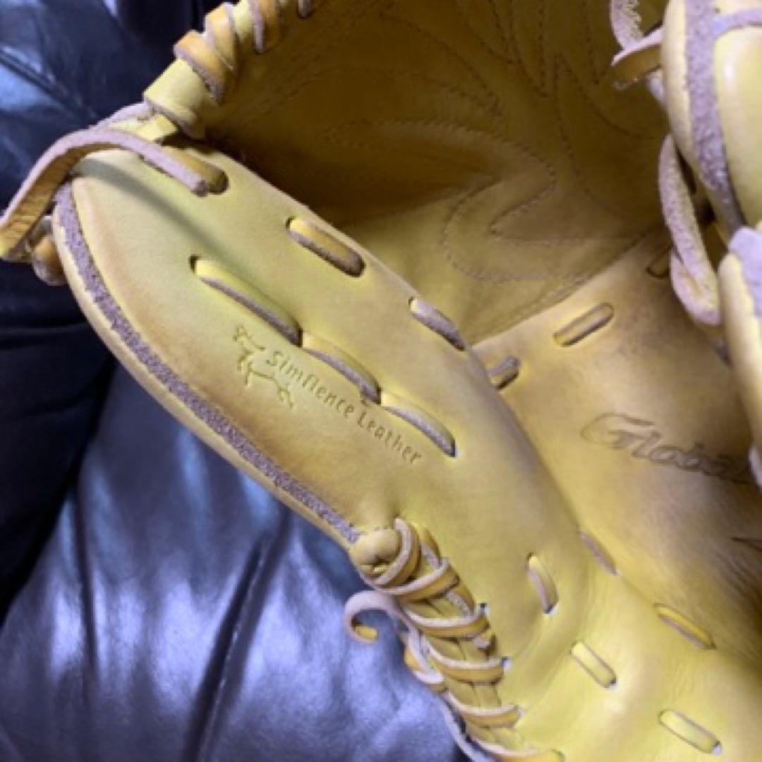 Mizuno Global Elite 硬式投手用グローブ イエロー