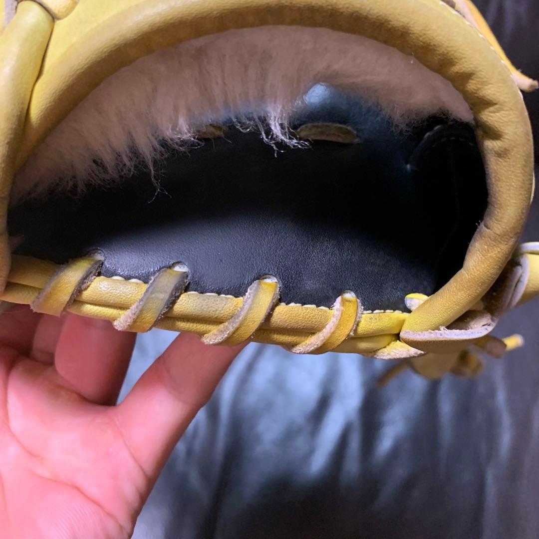 Mizuno Global Elite 硬式投手用グローブ イエロー