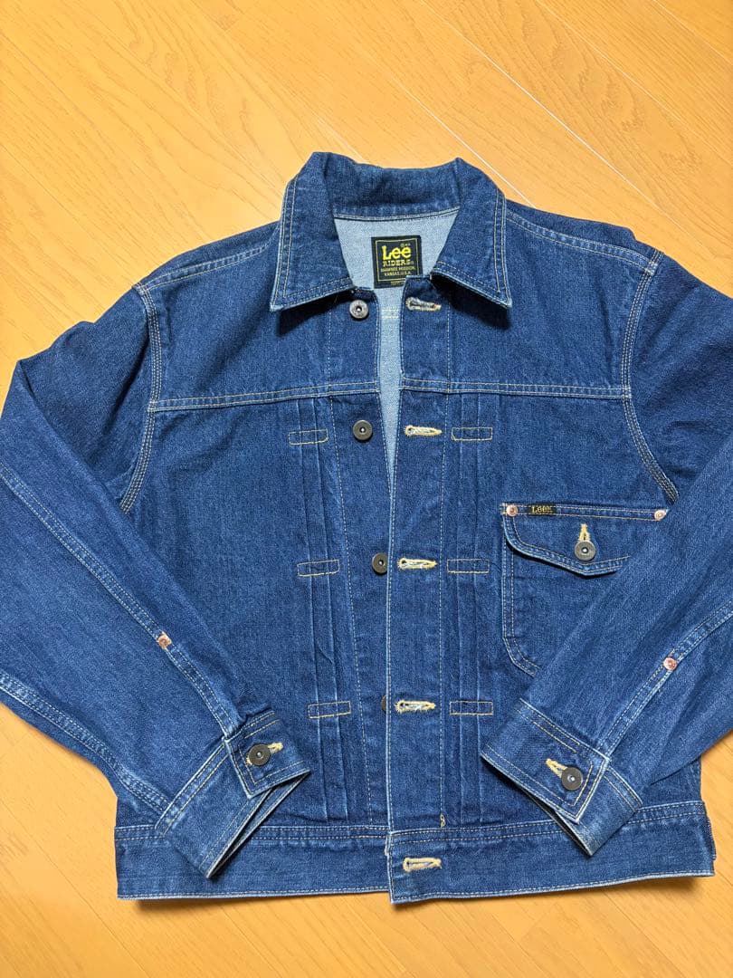 M 濃紺 90s Lee カウボーイ デニム ジャケット 1st ファースト