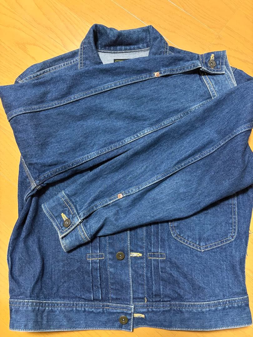 M 濃紺 90s Lee カウボーイ デニム ジャケット 1st ファースト