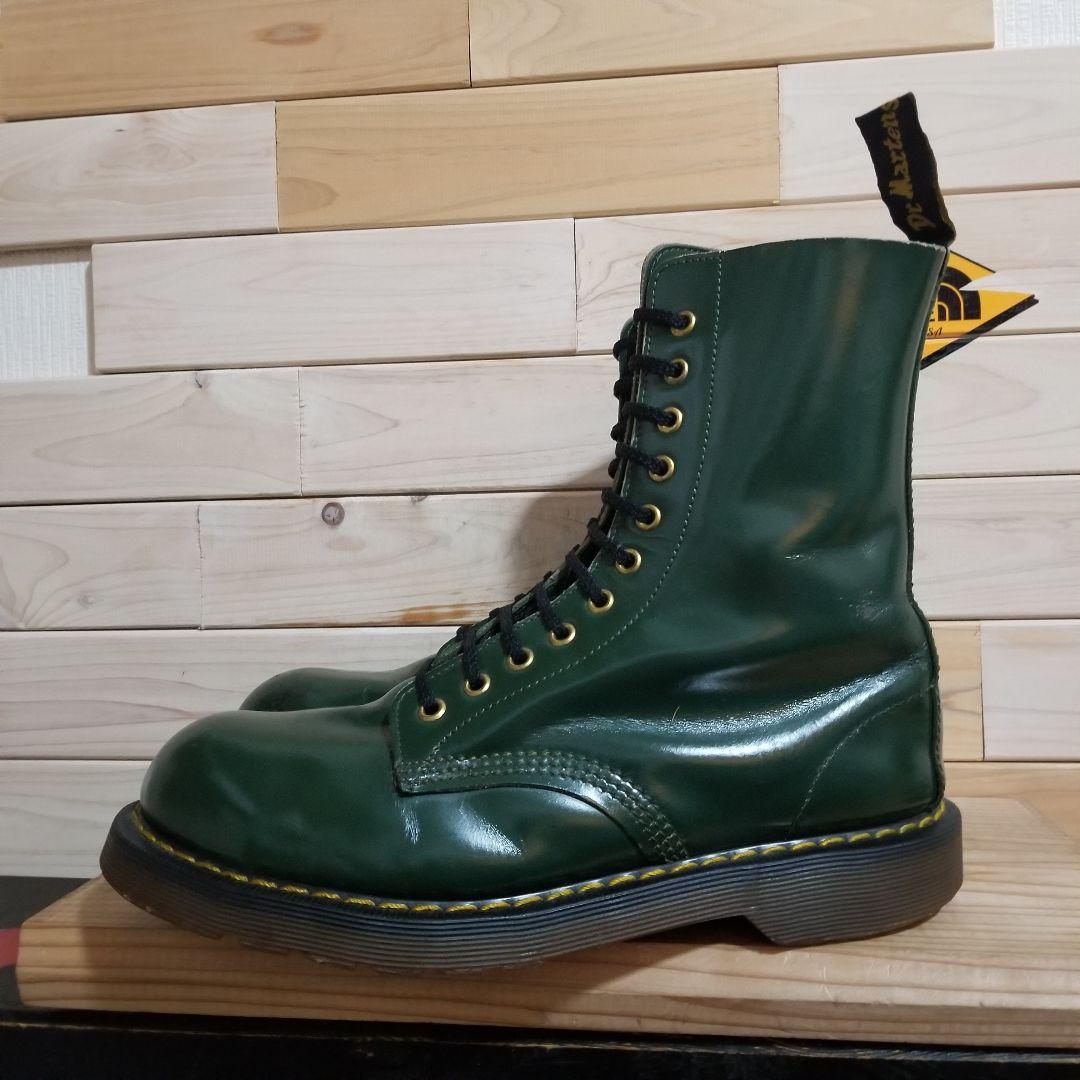 美品　Dr.Martens ドクターマーチン 4ホール 英国ホワイト社製 28