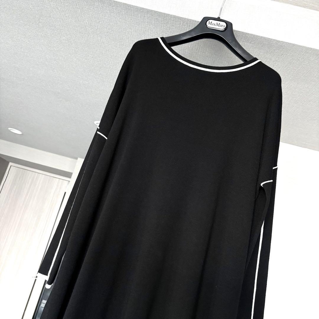 新品同様‼️マックスマーラ さらさら　ふんわりシルエット ニットワンピース